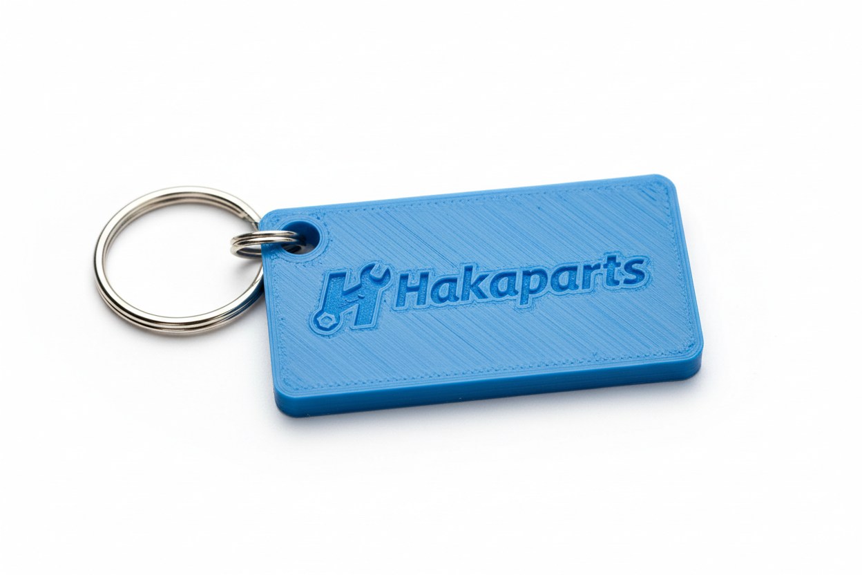 Luo hakaparts logosta 3d tulostettu avaimenperä